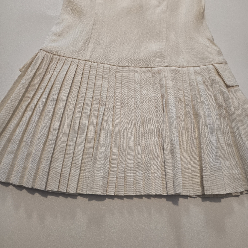 Sandro Carine Sleeveless Mini Casual Dress V-neck Sleeveless Front button - Picture 9 of 13